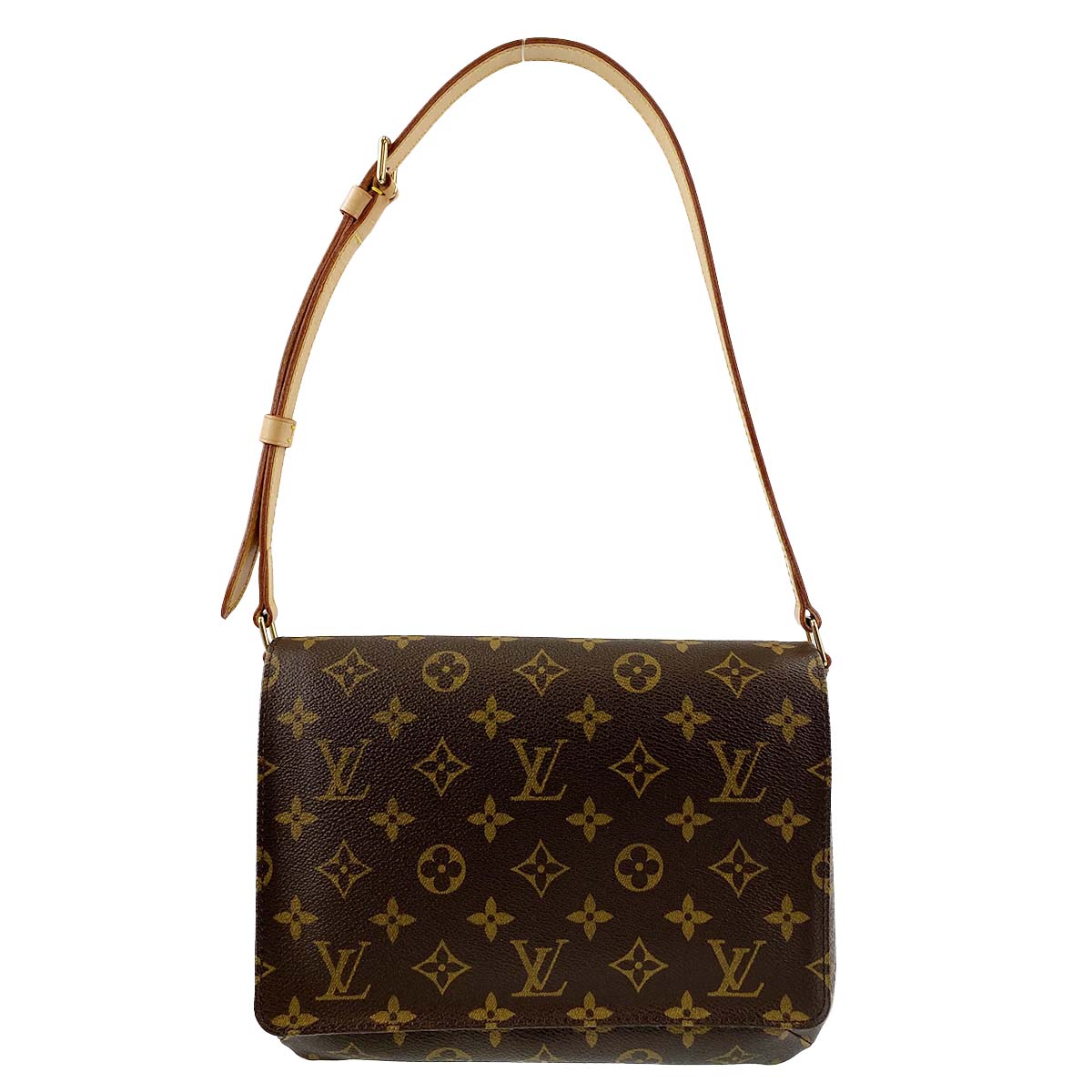 ルイ・ヴィトン モノグラム ミュゼット タンゴ ブラウン ショート ショルダーバッグ