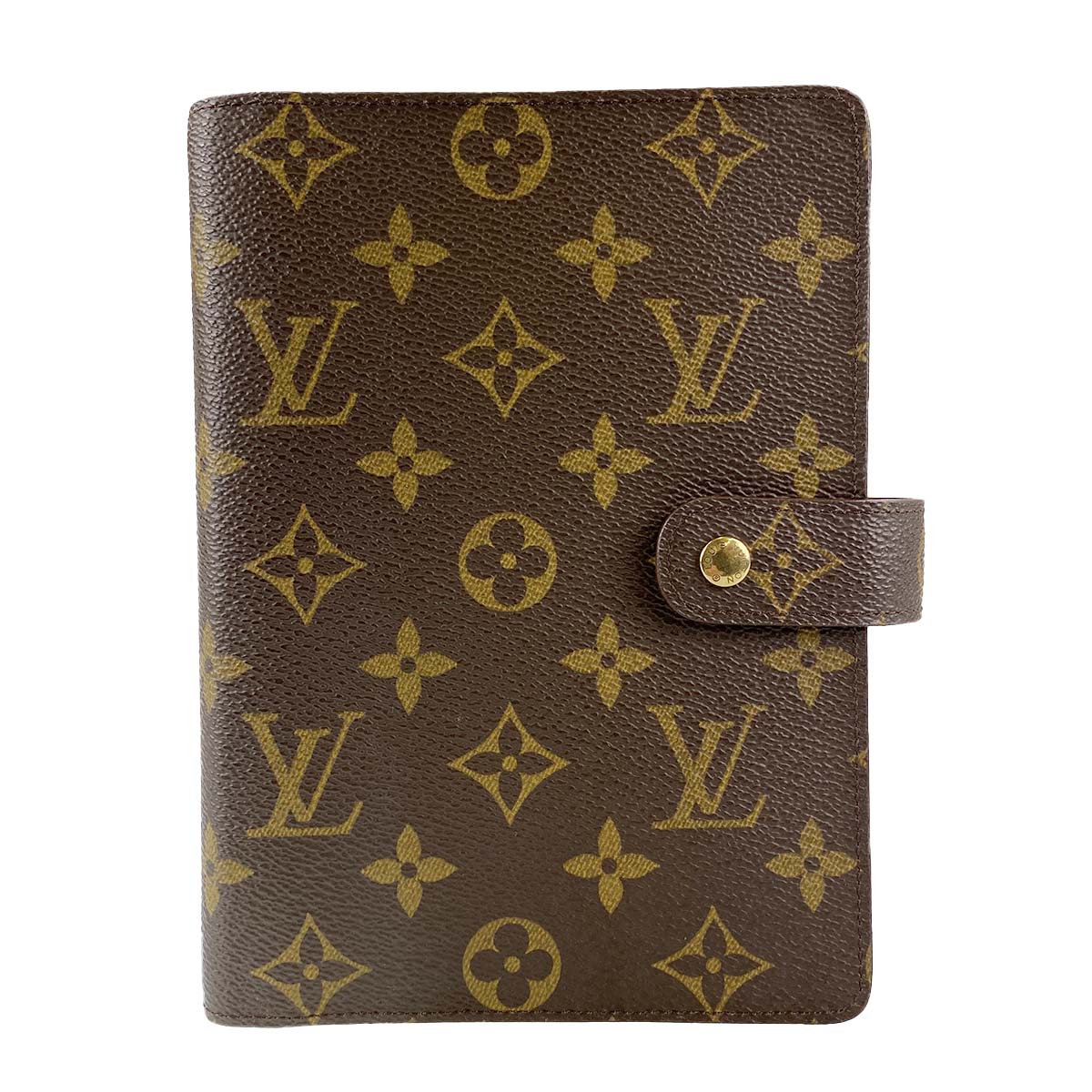 ルイ・ヴィトン モノグラム アジェンダMM ブラウン 手帳カバー