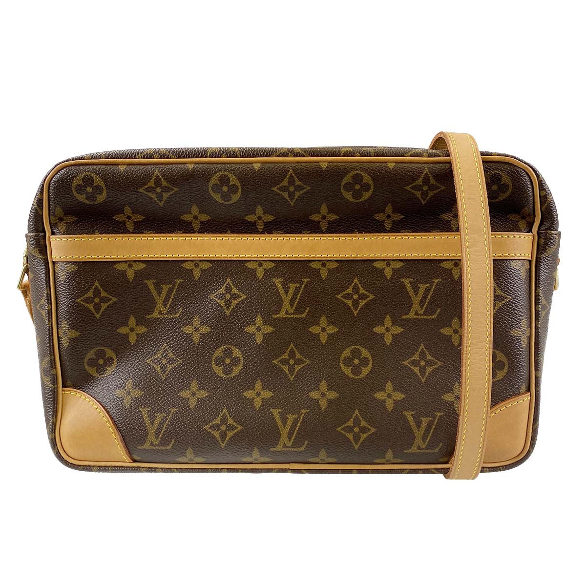 ルイ・ヴィトン モノグラム トロカデロ27 ブラウン ショルダーバッグ