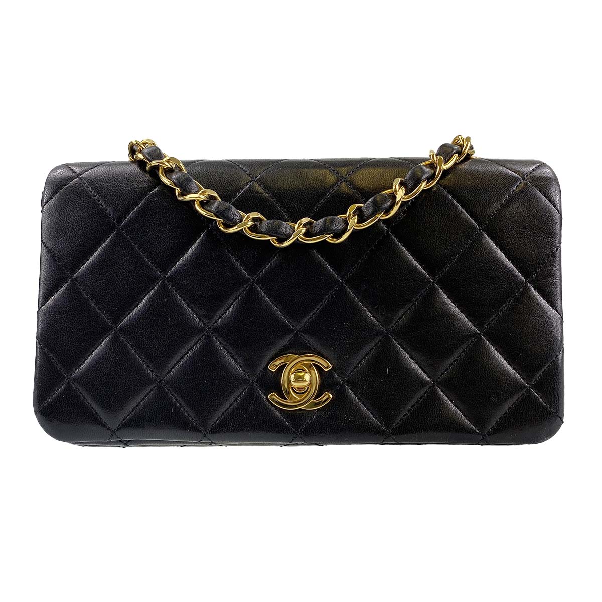 シャネル マトラッセ ラムスキン ブラック ショルダーバッグ