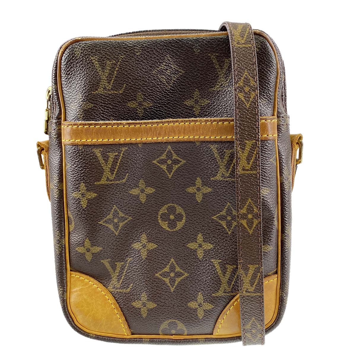 ルイ・ヴィトン モノグラム ダヌーブ ブラウン ショルダーバッグ