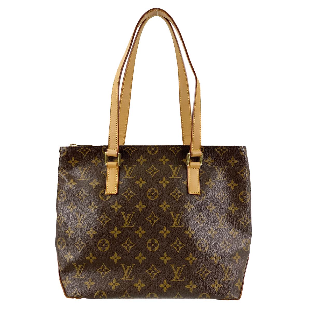 ルイ・ヴィトン モノグラム カバ ピアノ ブラウン トートバッグ