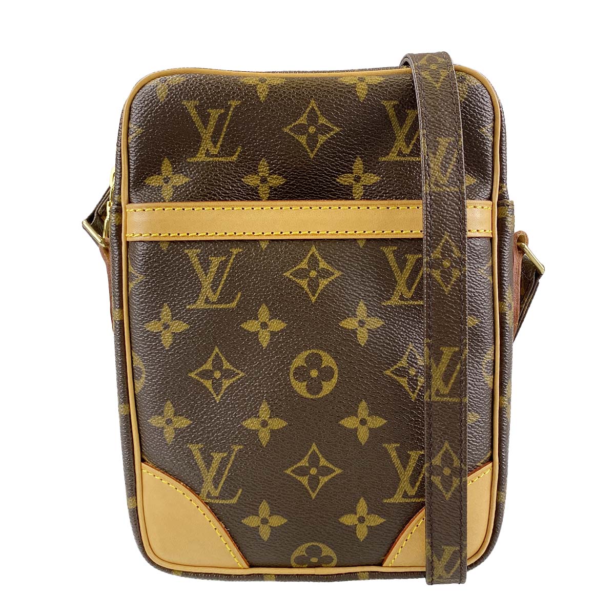 ルイ・ヴィトン モノグラム ダヌーブ ブラウン ショルダーバッグ