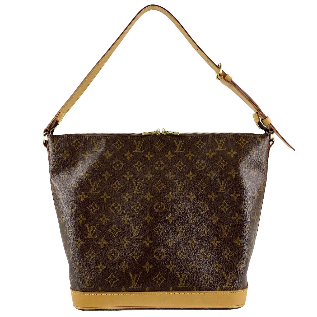 ルイ・ヴィトン モノグラム アムファー スリー バニティスター ブラウン ショルダーバッグ