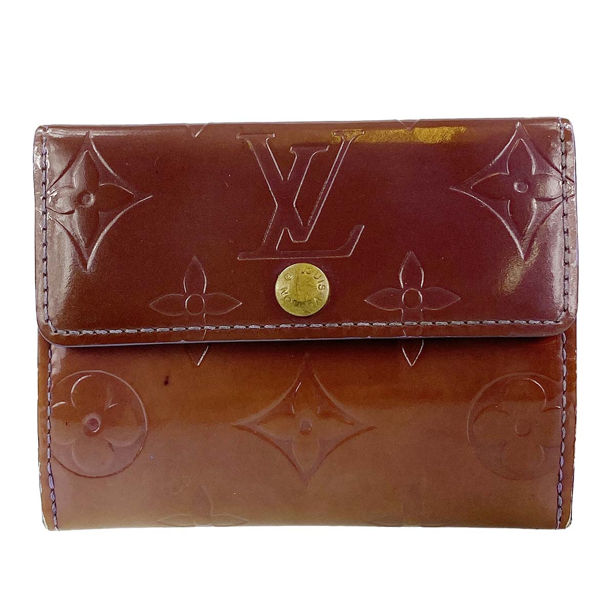 ルイ・ヴィトン モノグラム ヴェルニ ラドロー アマラント コインケース