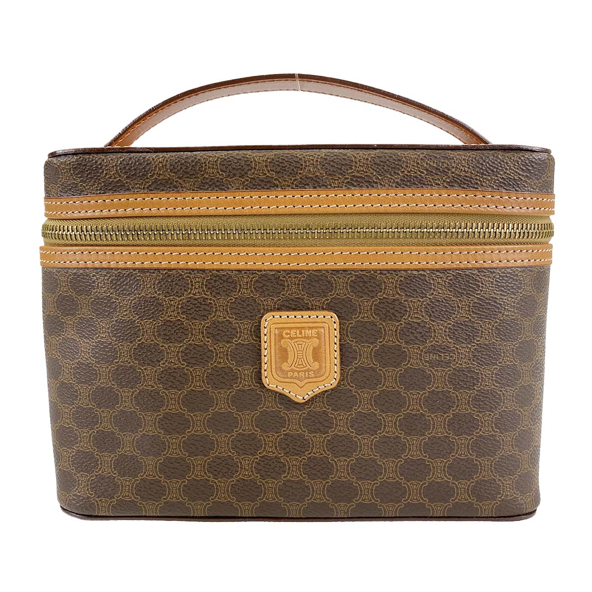 セリーヌ マカダム バニティ ハンドバッグ