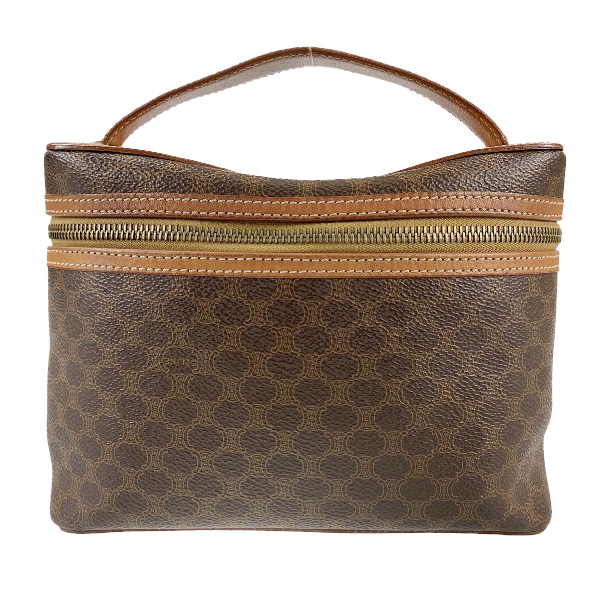 セリーヌ マカダム バニティ ハンドバッグ