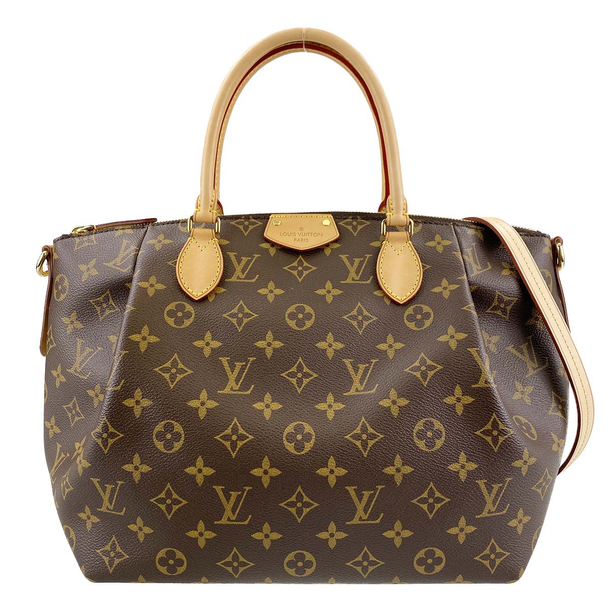 ルイ・ヴィトン モノグラム テュレンMM ブラウン 2WAY ハンドバッグ