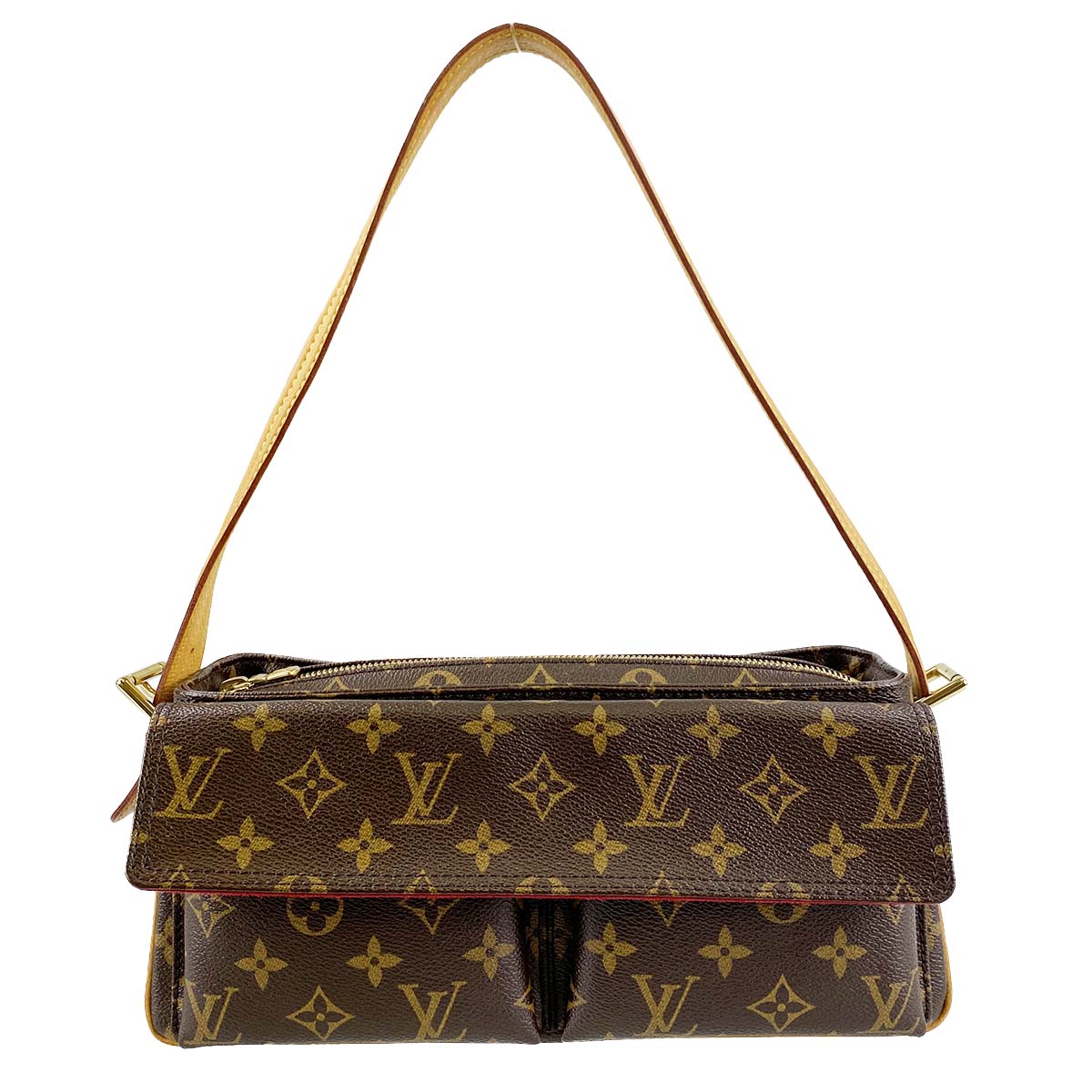 ルイ・ヴィトン モノグラム ヴィバ シテMM ブラウン ショルダーバッグ