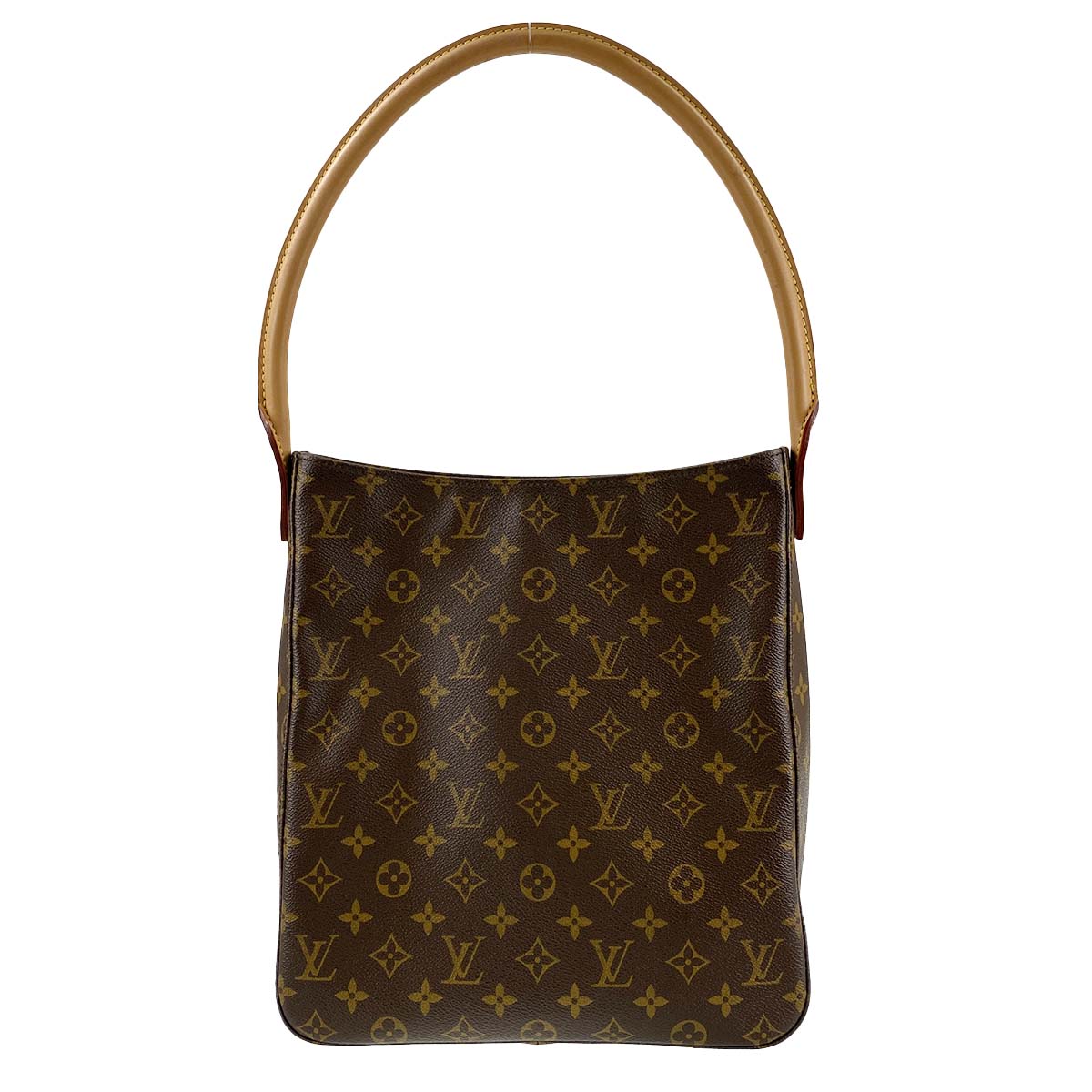 ルイ・ヴィトン モノグラム ルーピングGM ブラウン ショルダーバッグ