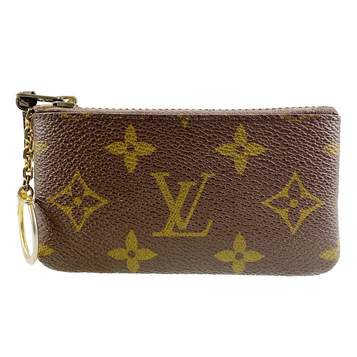 ルイ・ヴィトン モノグラム ポシェット クレ ブラウン コインケース