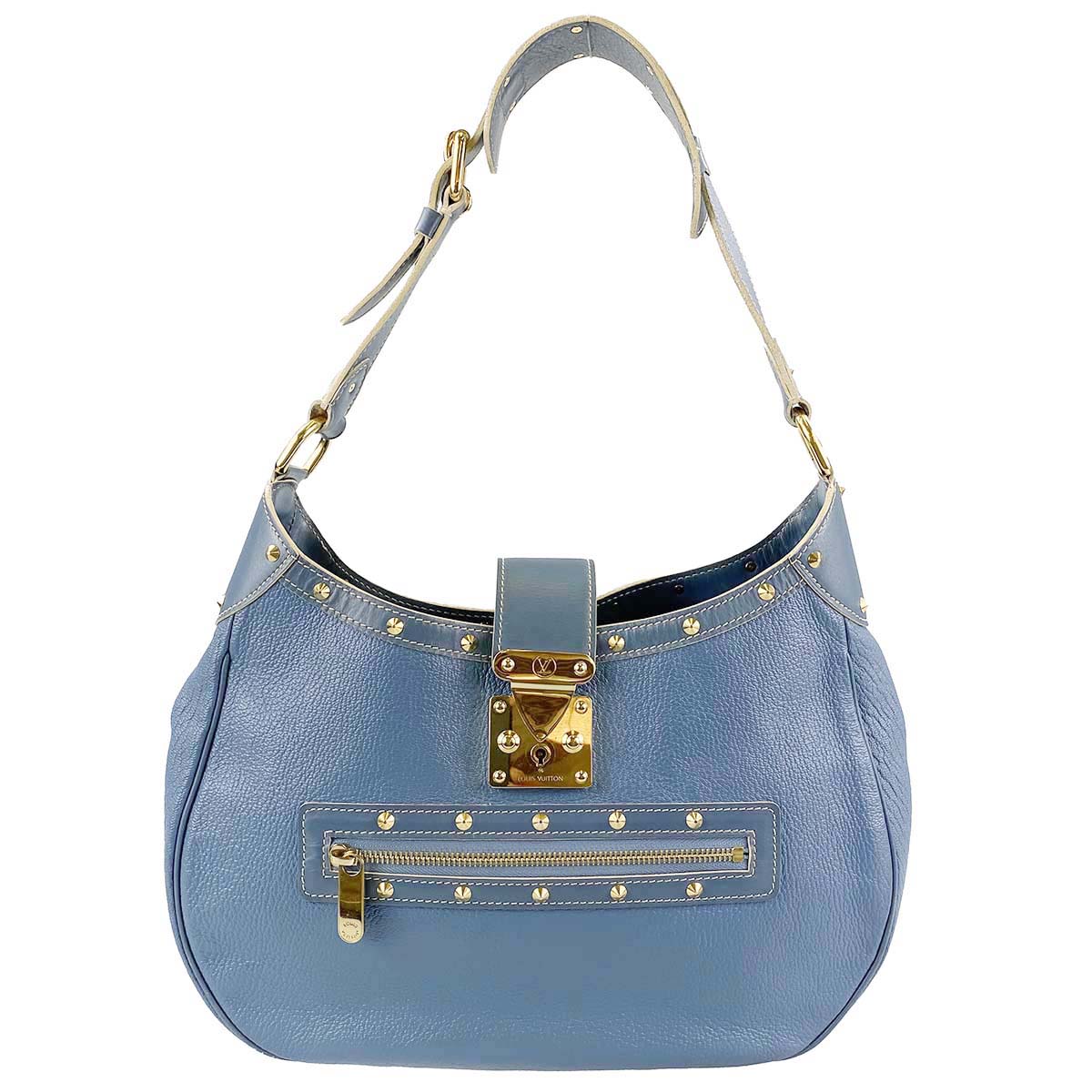 ルイ・ヴィトン スハリ アフリオラン ブルー ショルダーバッグ
