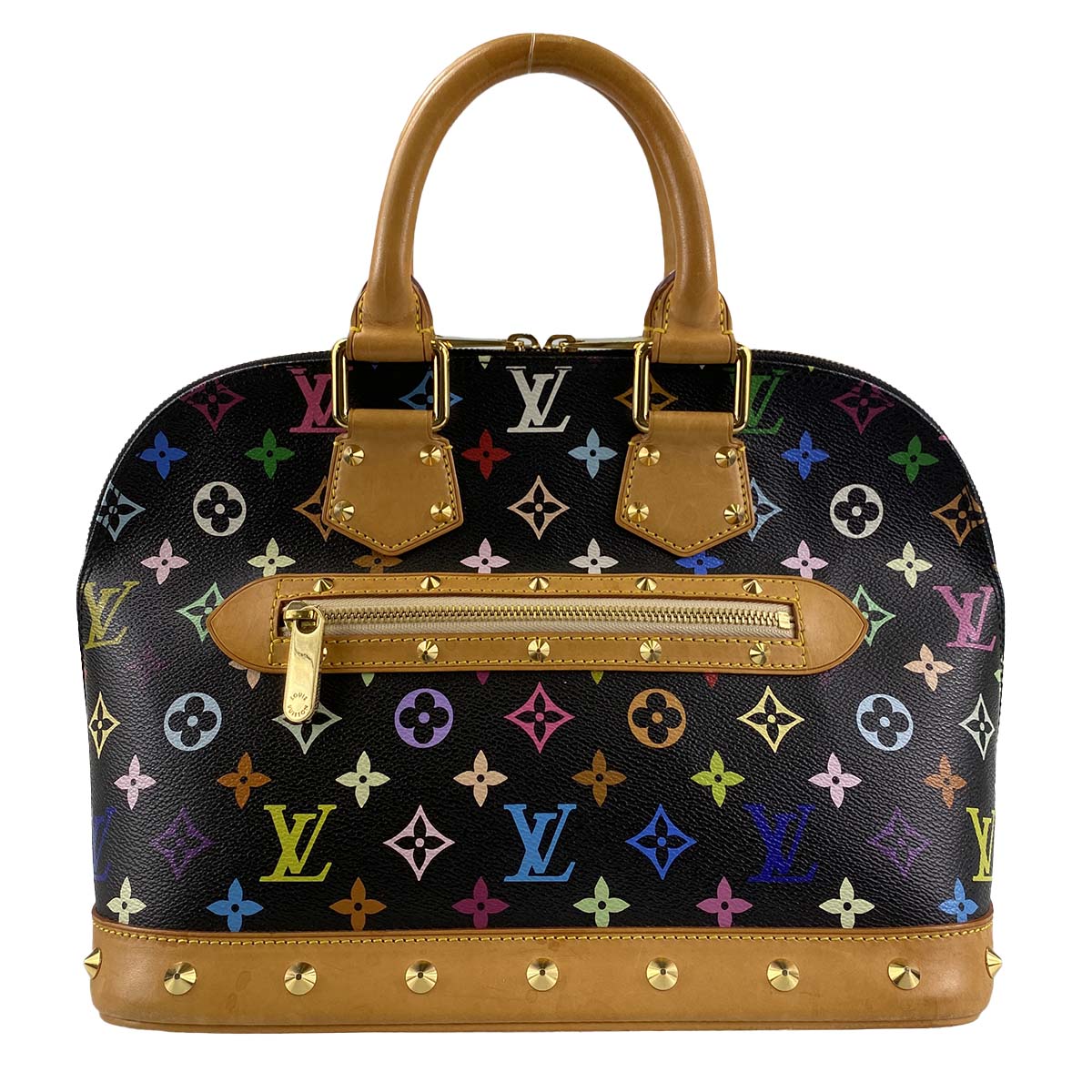 ルイ・ヴィトン モノグラム マルチカラー アルマ ノワール ハンドバッグ