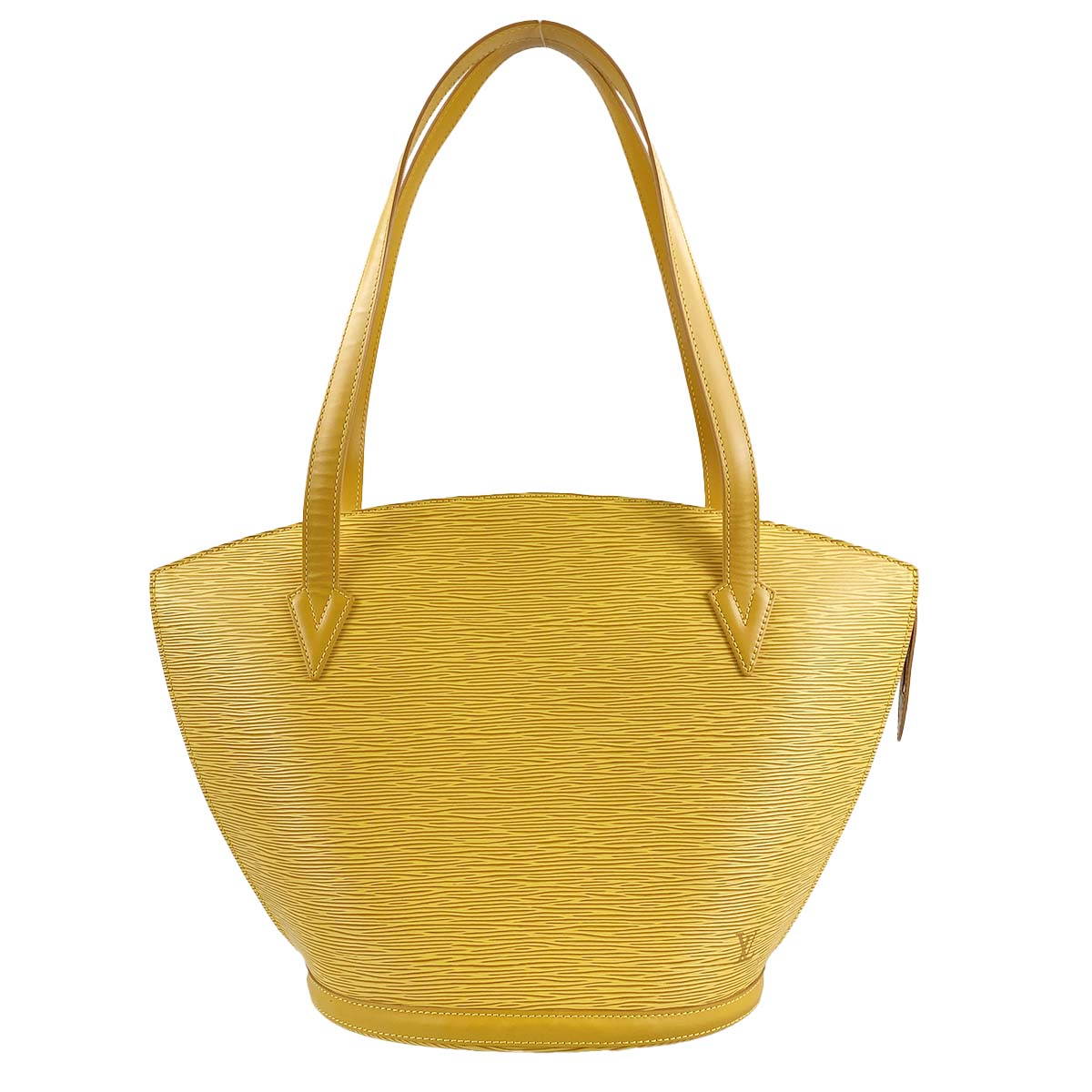 ルイ・ヴィトン エピ サンジャック ショッピング タッシリイエロー トートバッグ