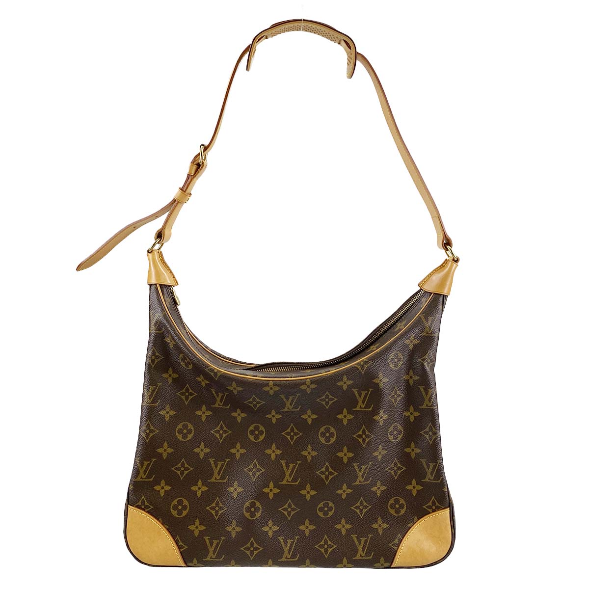 ルイ・ヴィトン モノグラム ブローニュ35 ブラウン ショルダーバッグ