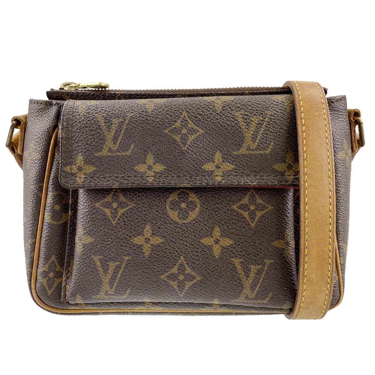 ルイ・ヴィトン モノグラム ヴィバ シテPM ブラウン ショルダーバッグ