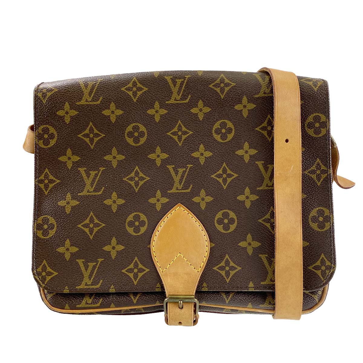 ルイ・ヴィトン モノグラム カルトシエールGM ブラウン ショルダーバッグ