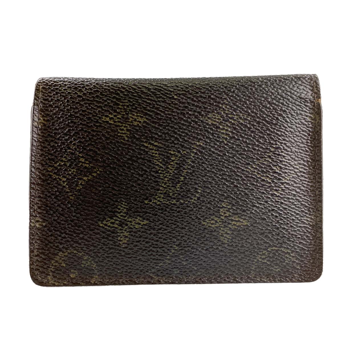 ルイ・ヴィトン モノグラム ポルト２カルト ヴェルティカル ブラウン カードホルダー