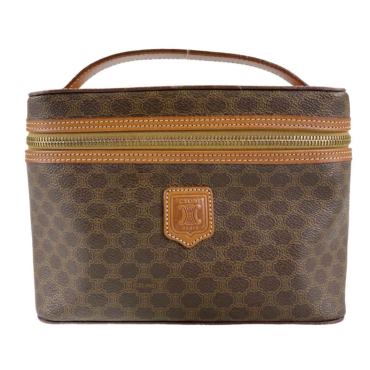 セリーヌ マカダム バニティ ハンドバッグ