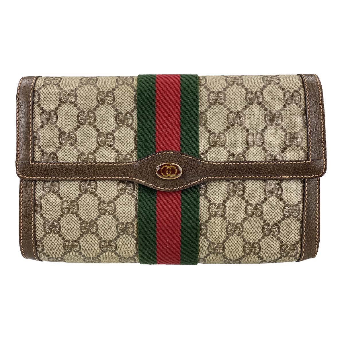 グッチ オールドグッチ シェリーライン セカンドバッグ