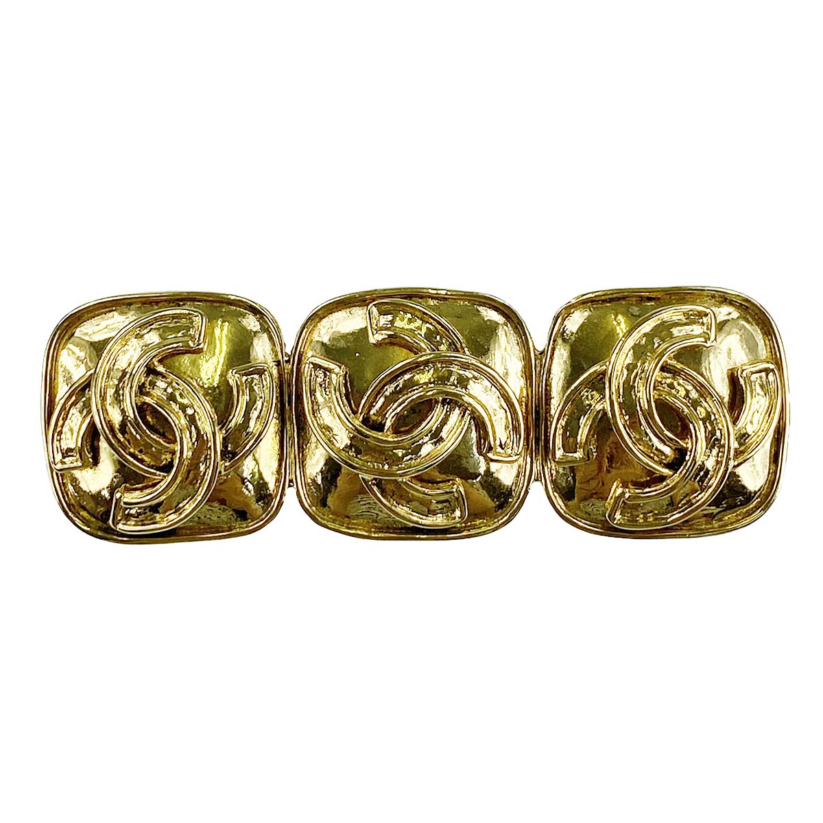 シャネル ゴールドメッキ CCロゴ ゴールド ブローチ