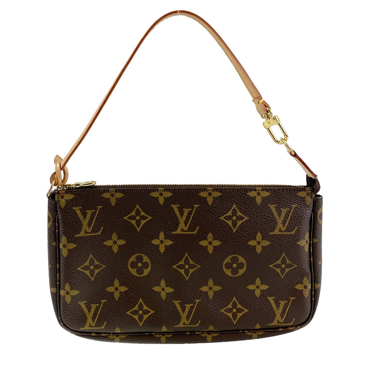 ルイ・ヴィトン モノグラム ポシェット アクセソワール ブラウン ポーチ