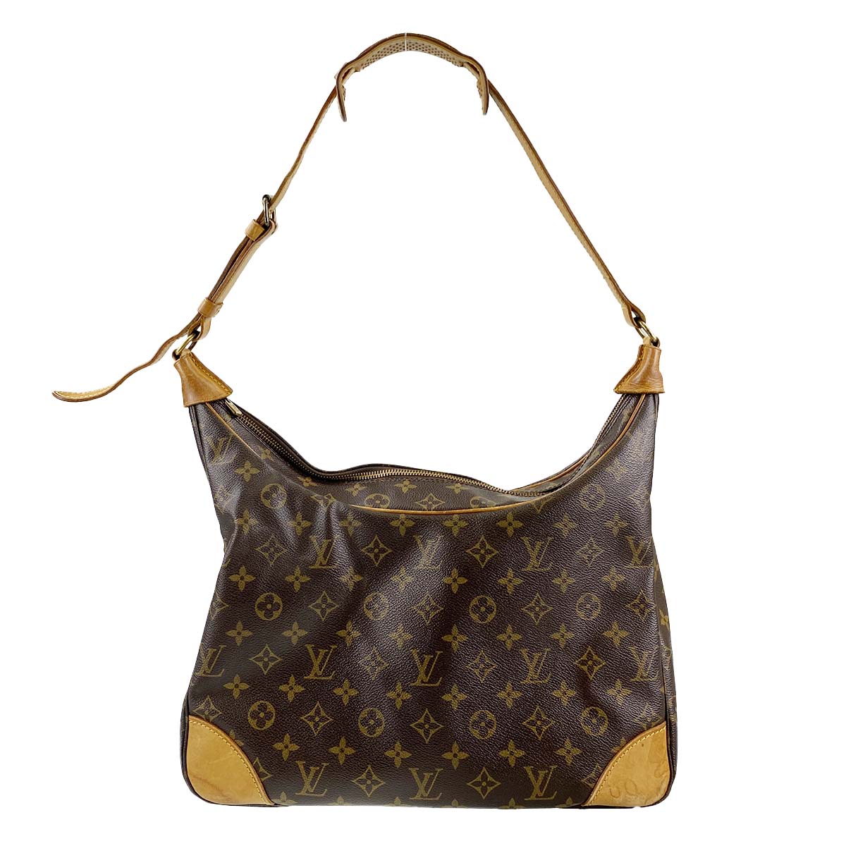 ルイ・ヴィトン モノグラム ブローニュ35 ブラウン ショルダーバッグ