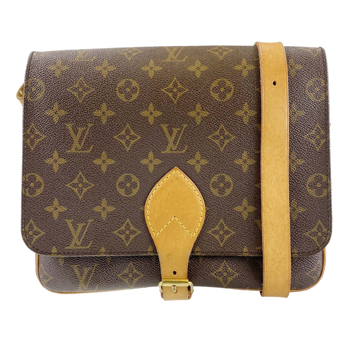 ルイ・ヴィトン モノグラム カルトシエールGM ブラウン ショルダーバッグ