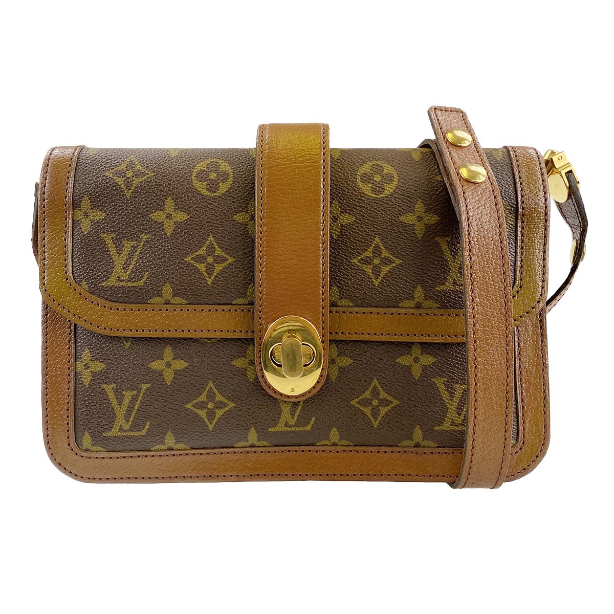 ルイ・ヴィトン モノグラム サック ヴァンドーム ブラウン ショルダーバッグ