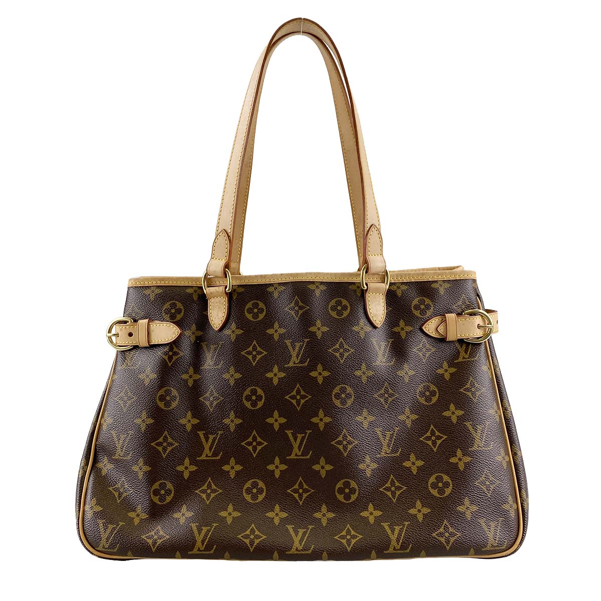 ルイ・ヴィトン モノグラム バティニョール オリゾンタル ブラウン トートバッグ