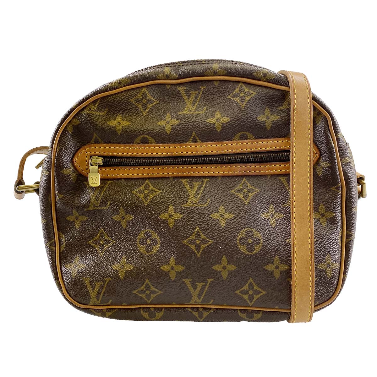 ルイ・ヴィトン モノグラム サンリス ブラウン ショルダーバッグ