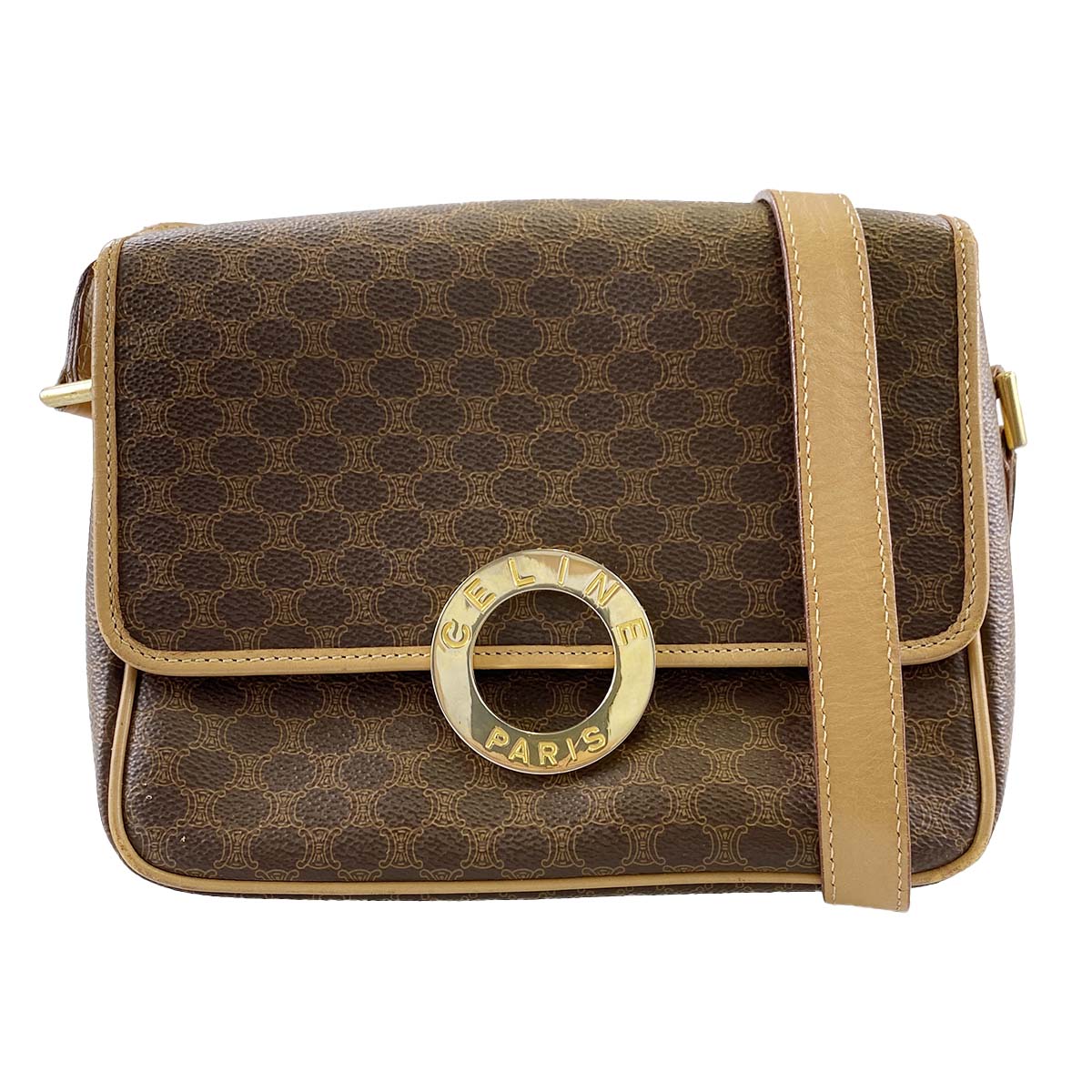 セリーヌ マカダム サークル ショルダーバッグ