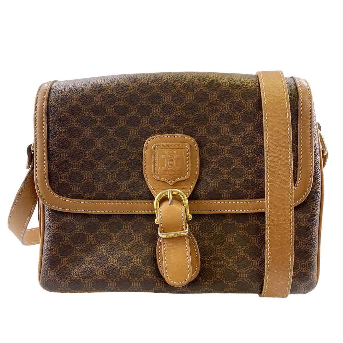 セリーヌ マカダム ショルダーバッグ