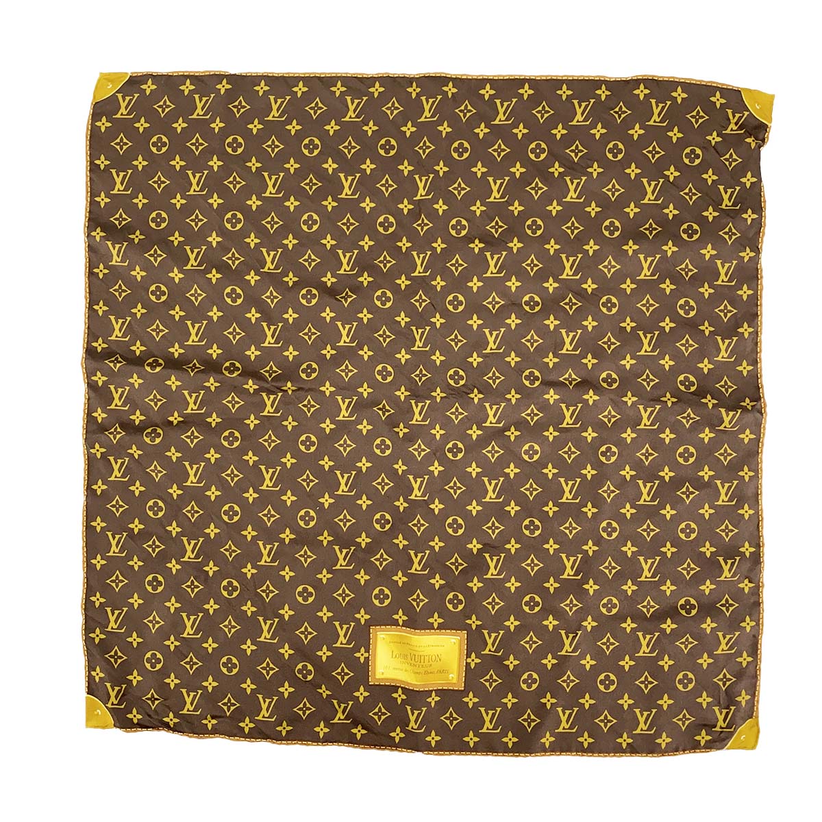 ルイ・ヴィトン シルク カレ モノグラム クラシック スカーフ