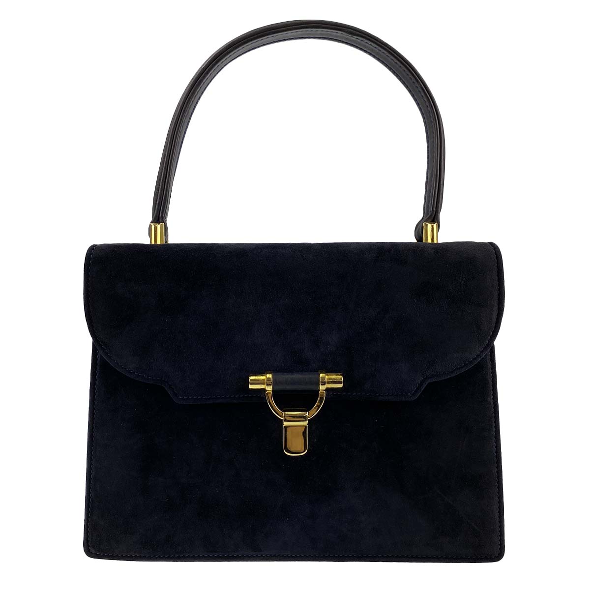 グッチ スエード ハンドバッグ