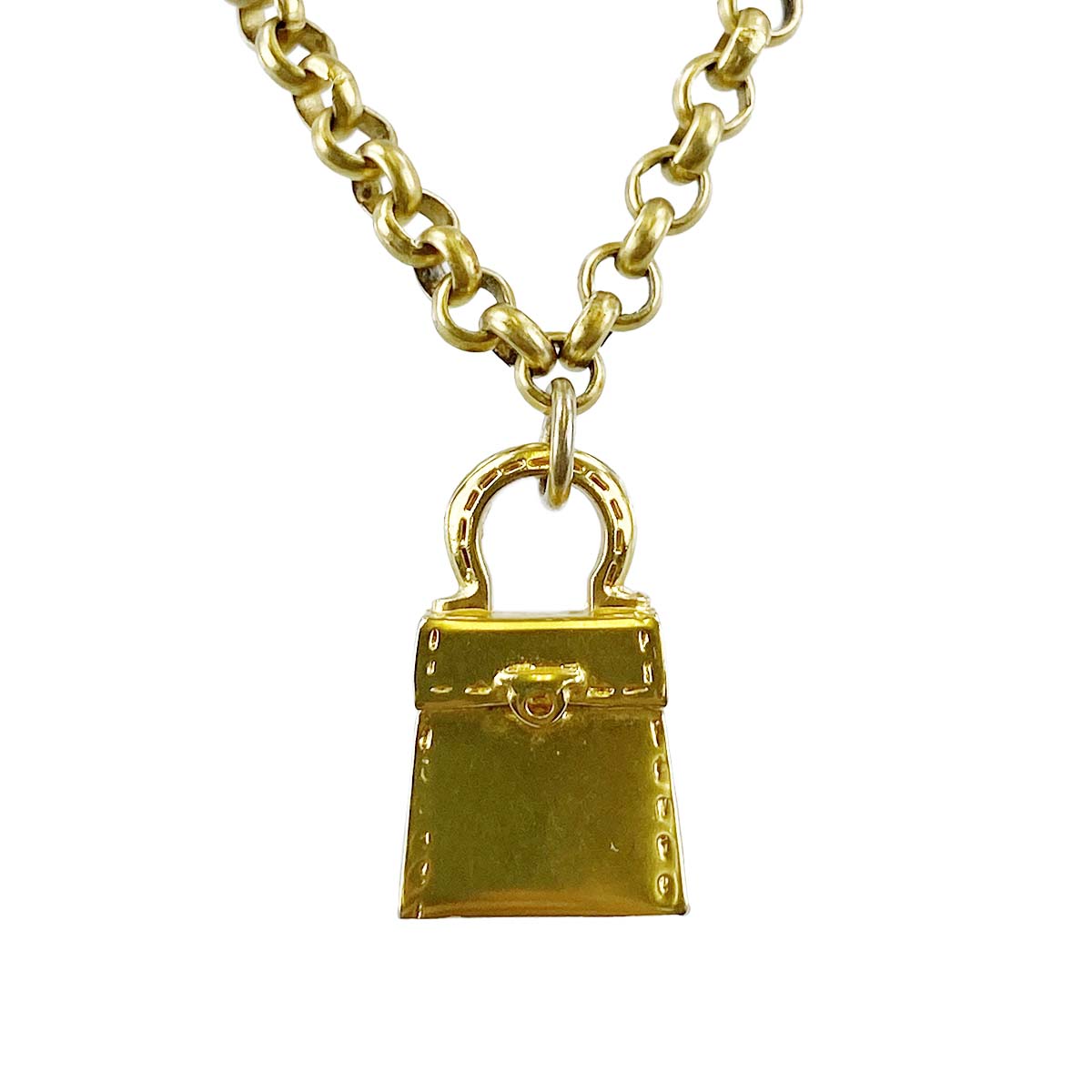 フェラガモ バッグロゴ ネックレス