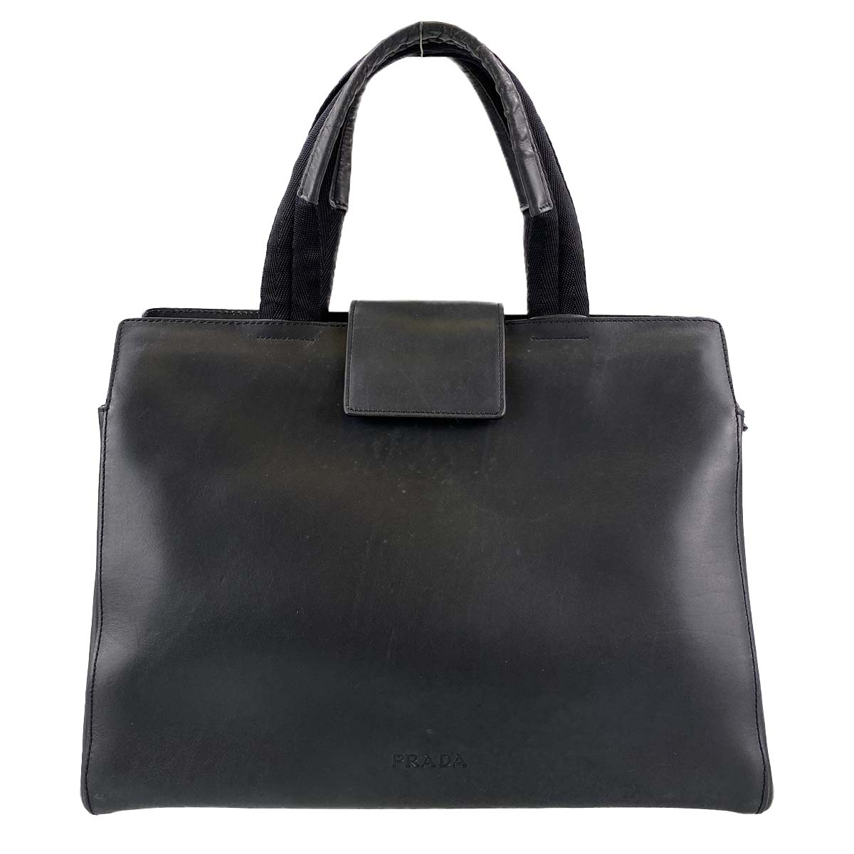 プラダ レザー ハンドバッグ