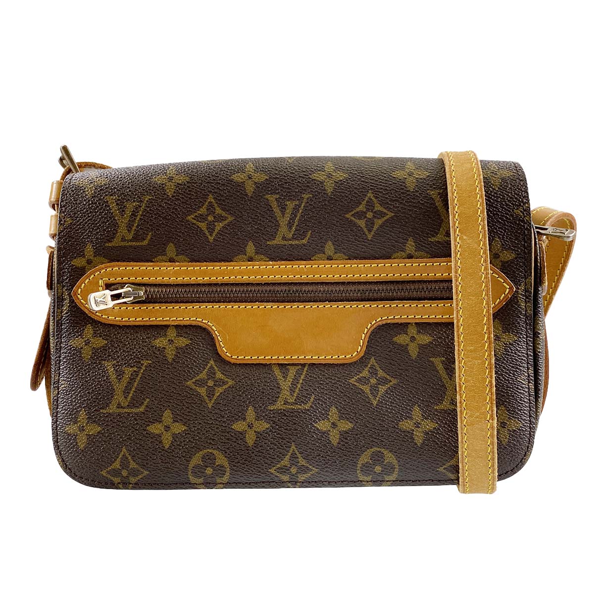 ルイ・ヴィトン モノグラム サンジェルマン24 ブラウン ショルダーバッグ