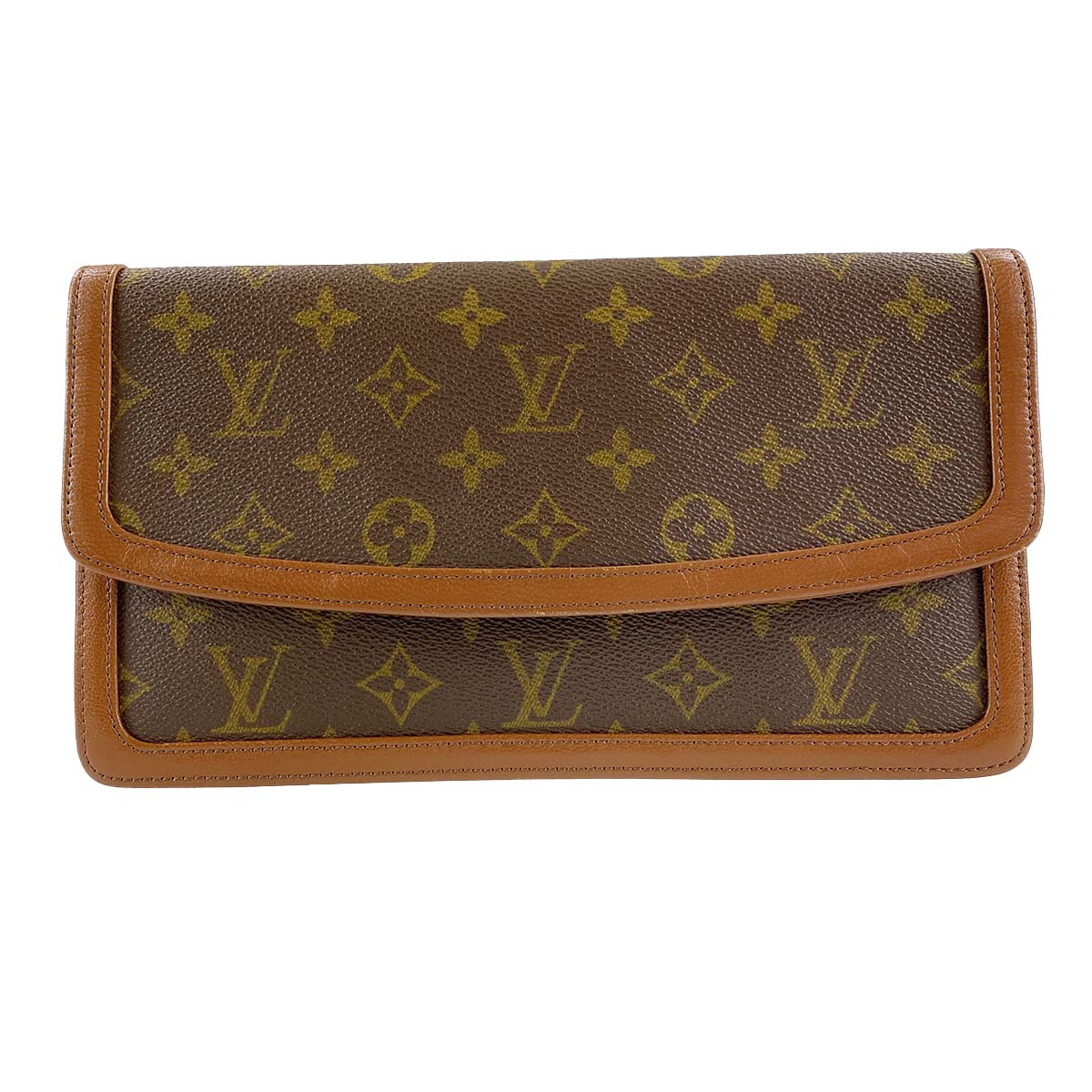 ルイ・ヴィトン モノグラム ポシェット ダムPM ブラウン セカンドバッグ