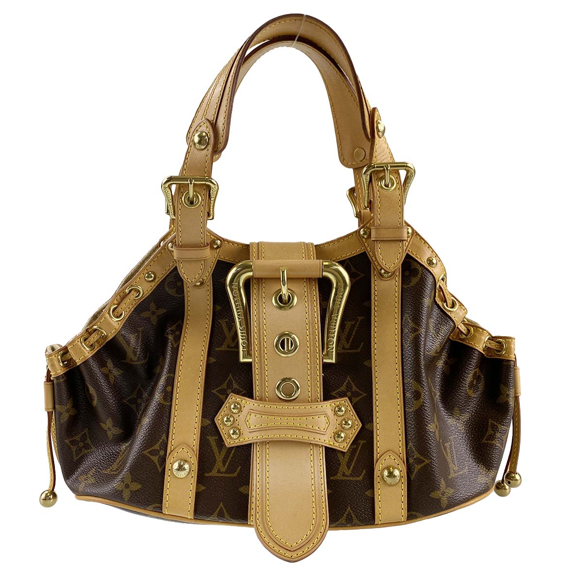 ルイ・ヴィトン モノグラム テダPM ブラウン ハンドバッグ