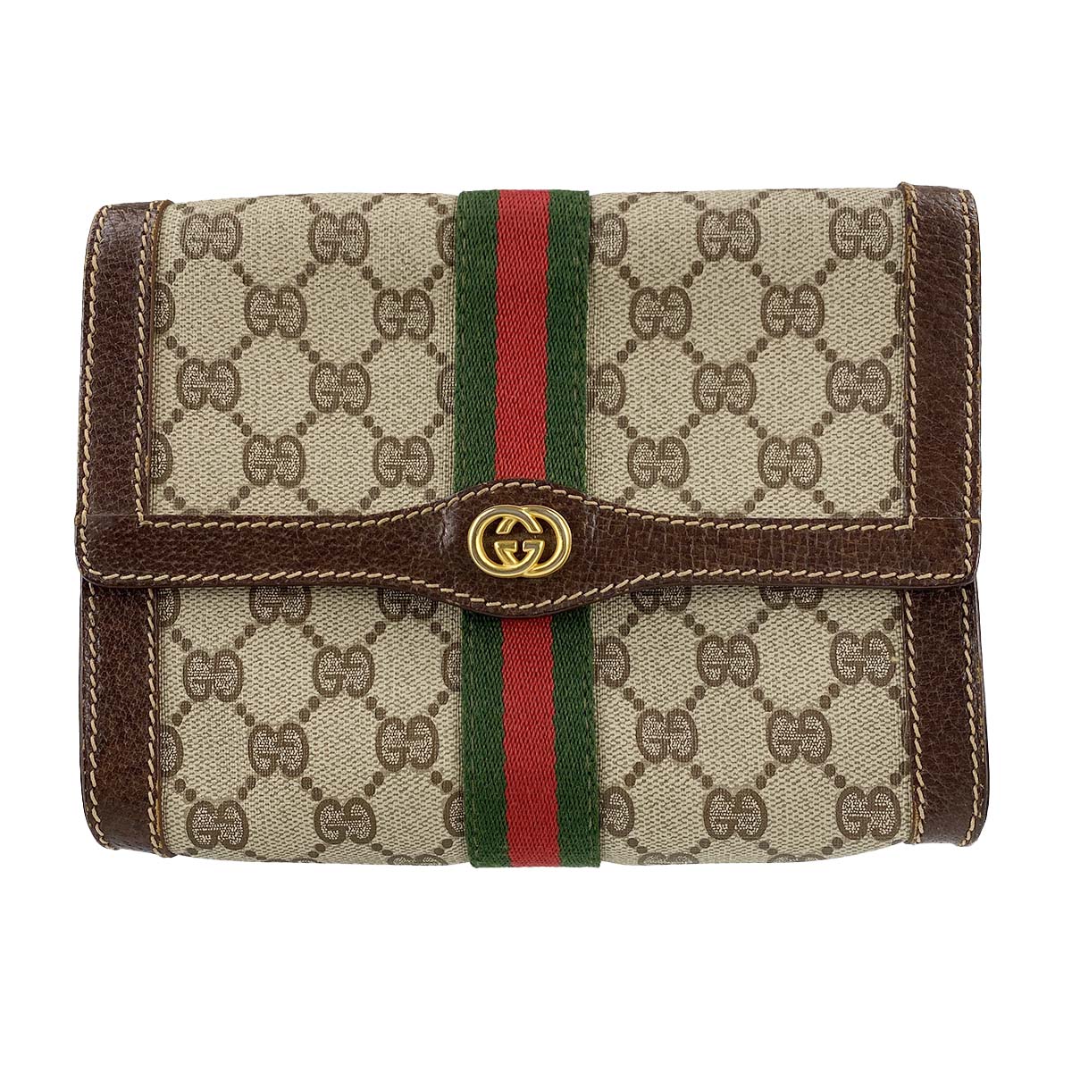 グッチ オールドグッチ シェリーライン セカンドバッグ