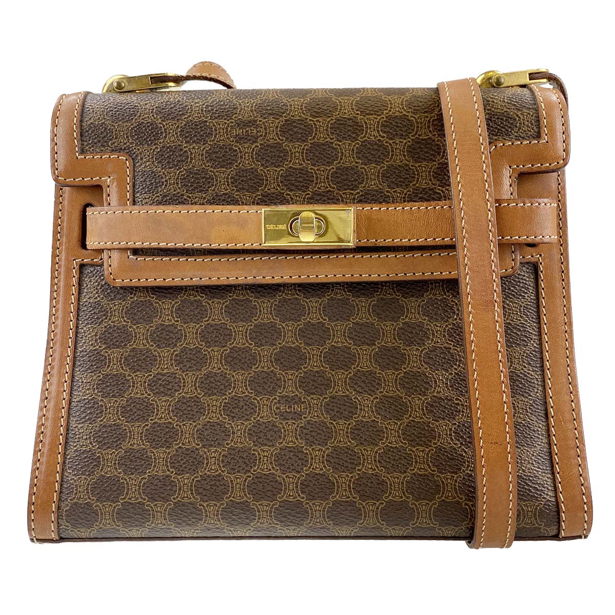 セリーヌ マカダム ショルダーバッグ