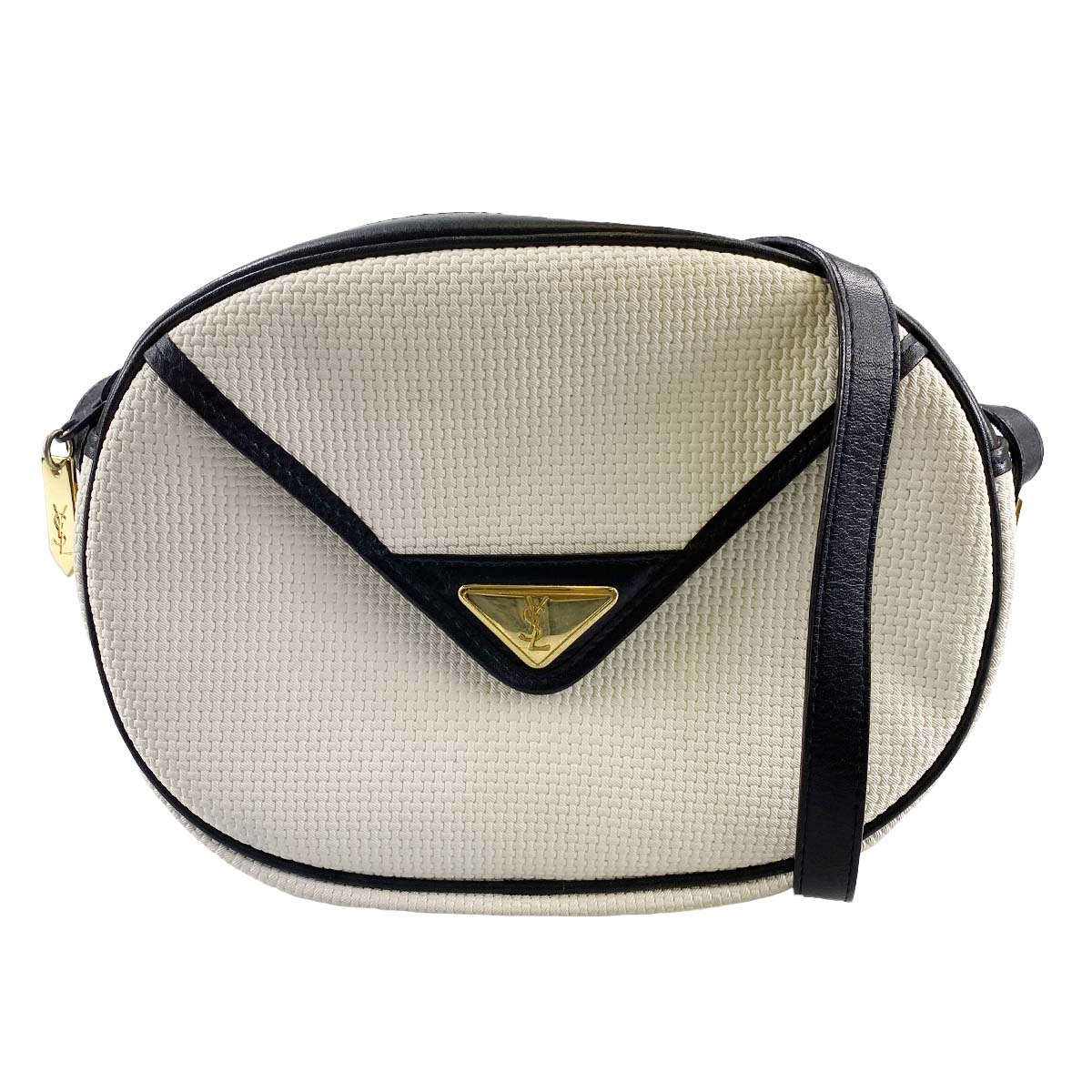 サンローラン PVC レザー ショルダーバッグ