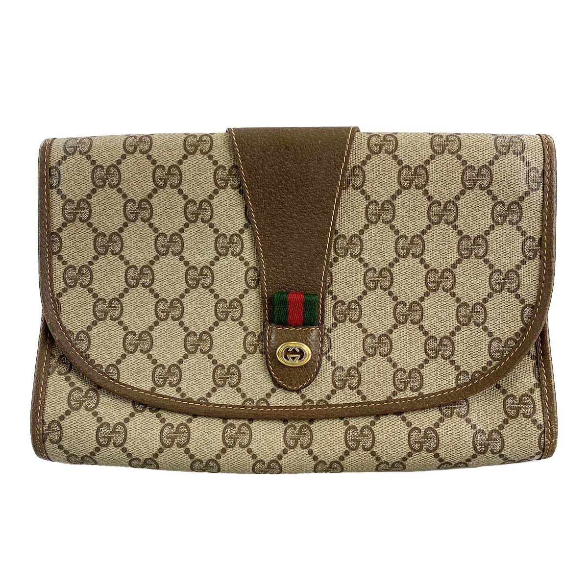 グッチ オールドグッチ シェリーライン セカンドバッグ