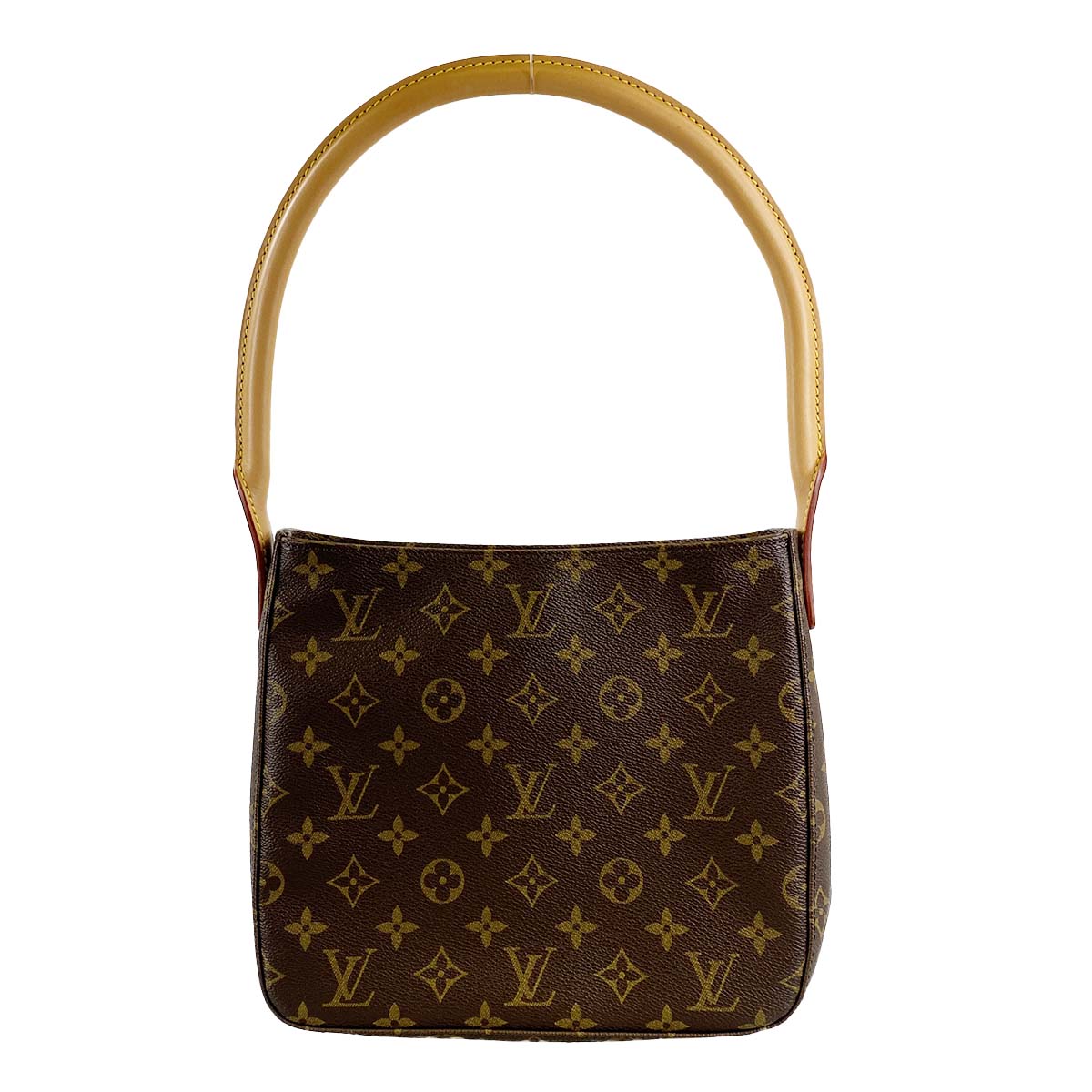 ルイ・ヴィトン モノグラム ルーピングMM ブラウン ショルダーバッグ