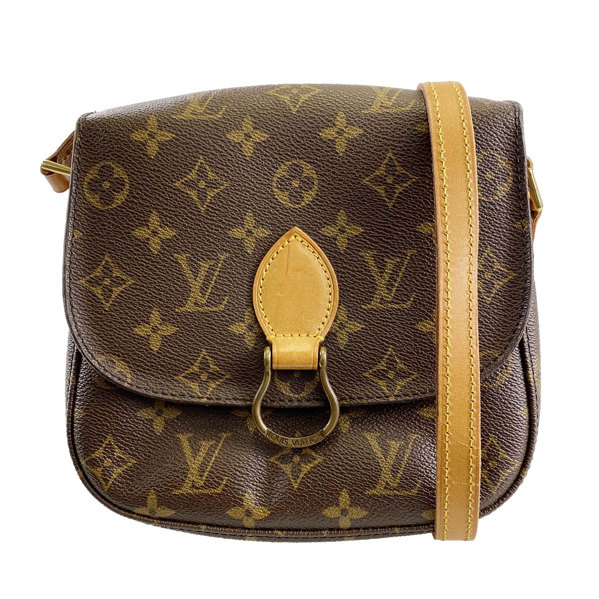 ルイ・ヴィトン モノグラム サンクルーPM ブラウン ショルダーバッグ