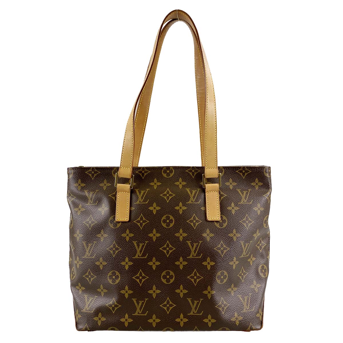 ルイ・ヴィトン モノグラム カバ ピアノ ブラウン トートバッグ