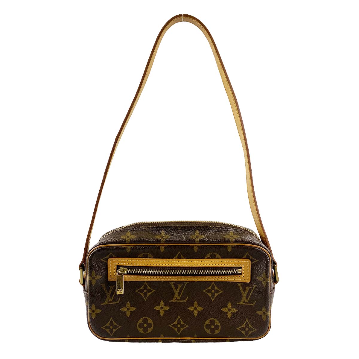 ルイ・ヴィトン モノグラム ポシェット シテ ブラウン ショルダーバッグ