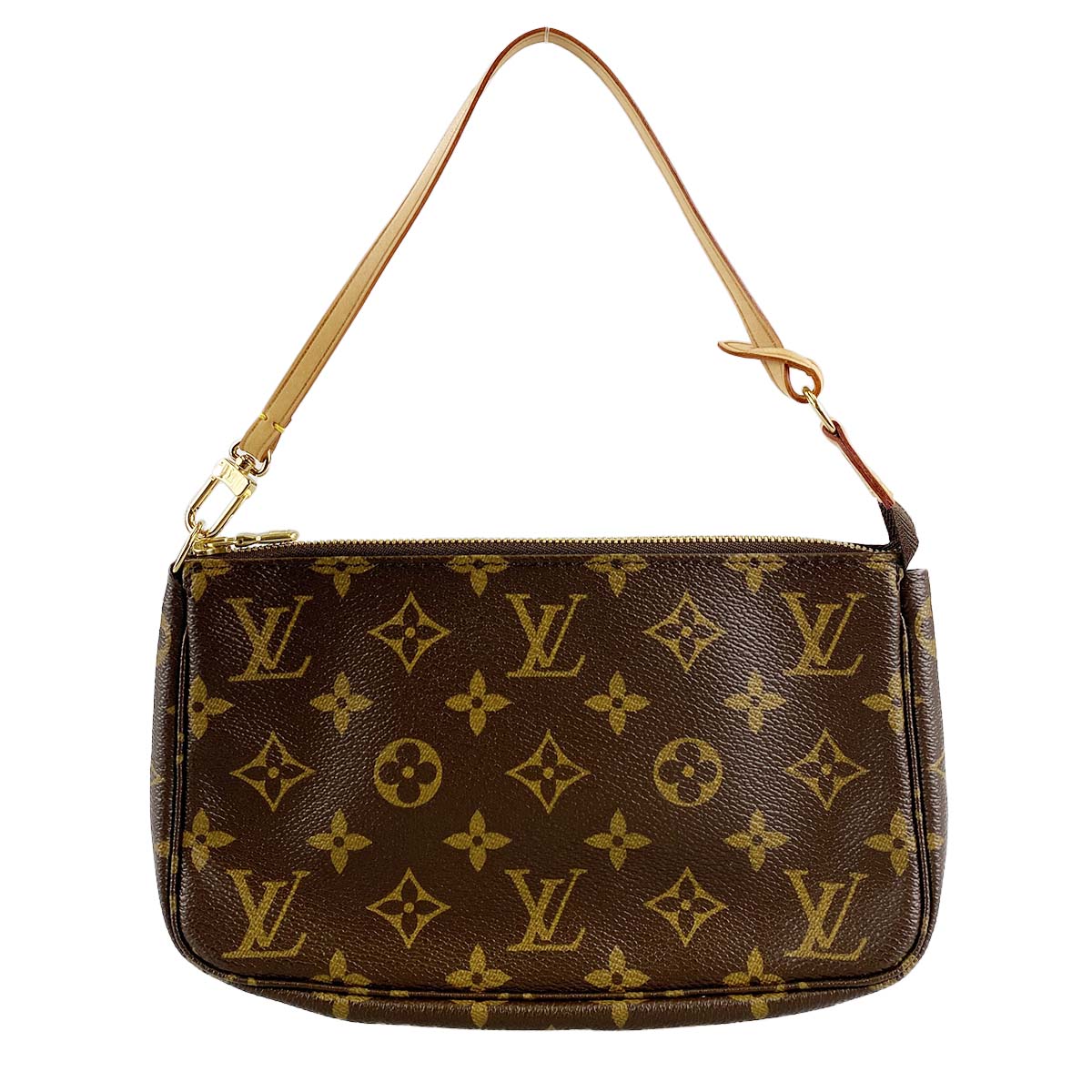 ルイ・ヴィトン モノグラム ポシェット アクセソワール ブラウン ポーチ