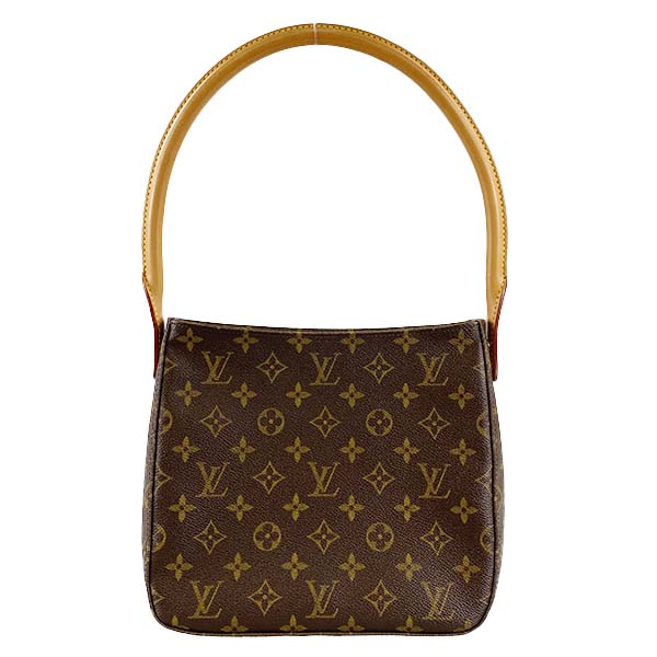 ルイ・ヴィトン モノグラム ルーピングMM ブラウン ショルダーバッグ
